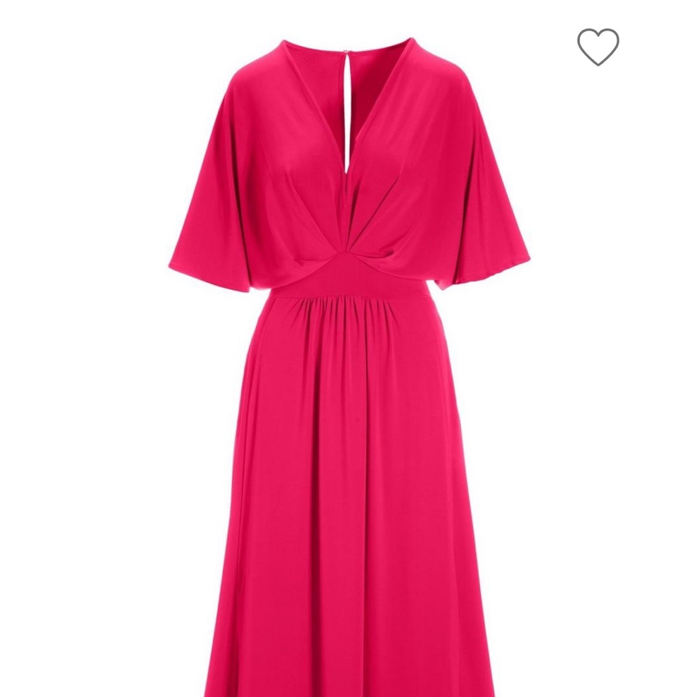 NEW Boston Proper Flutter Sleeve Maxi Dress